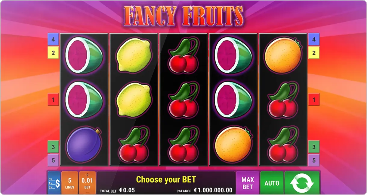 Image du jeu Fancy Fruits de Gamomat