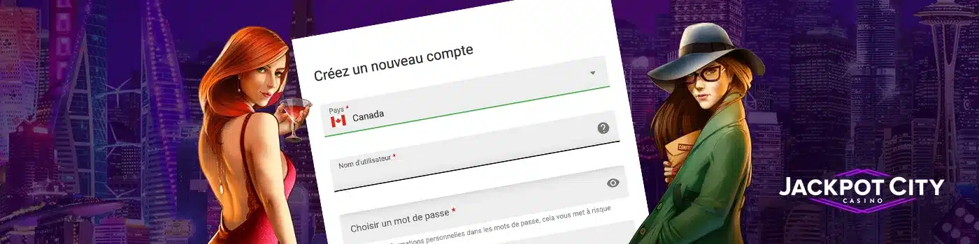 Inscription Jackpotcity
