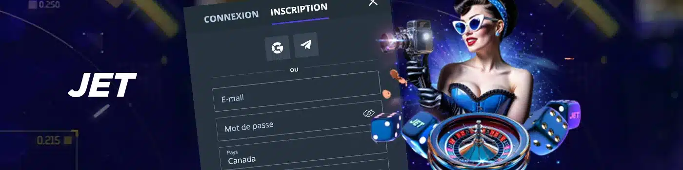Inscription Jet Casino