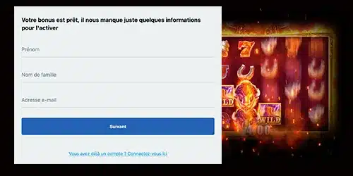 Inscription Luxury casino