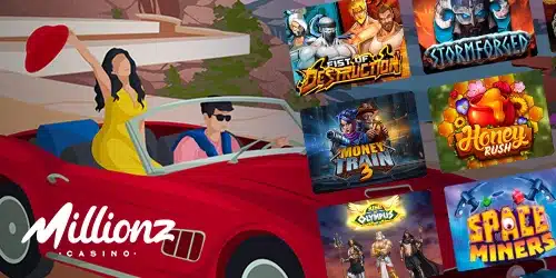 les jeux sur Millionz Casino