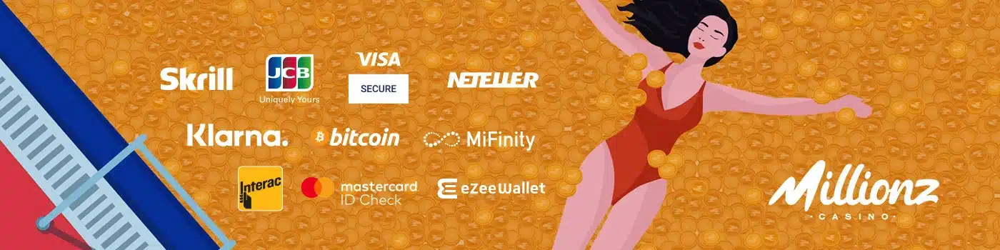 méthodes de paiement Millionz casino