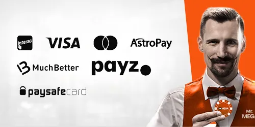 Paiement sur Mrmega casino