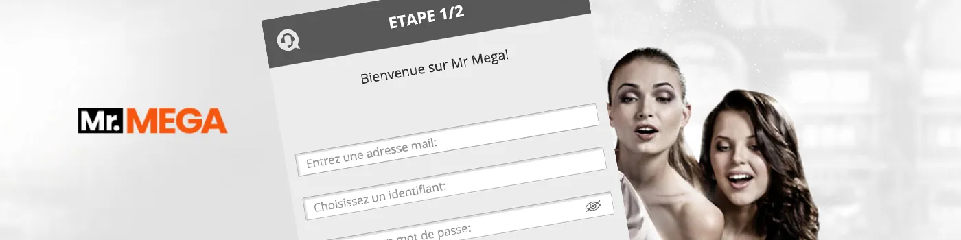 S'inscrire sur le casino Mrmega