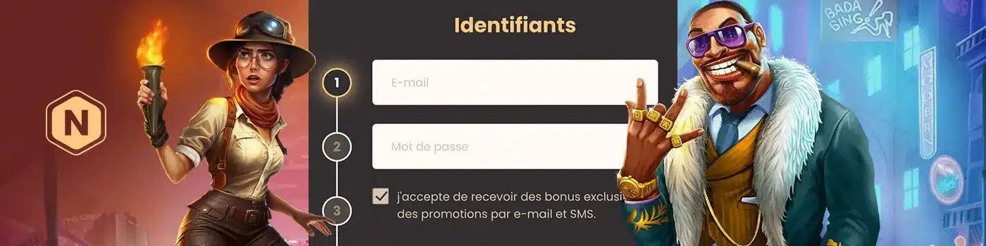 inscription sur National Casino