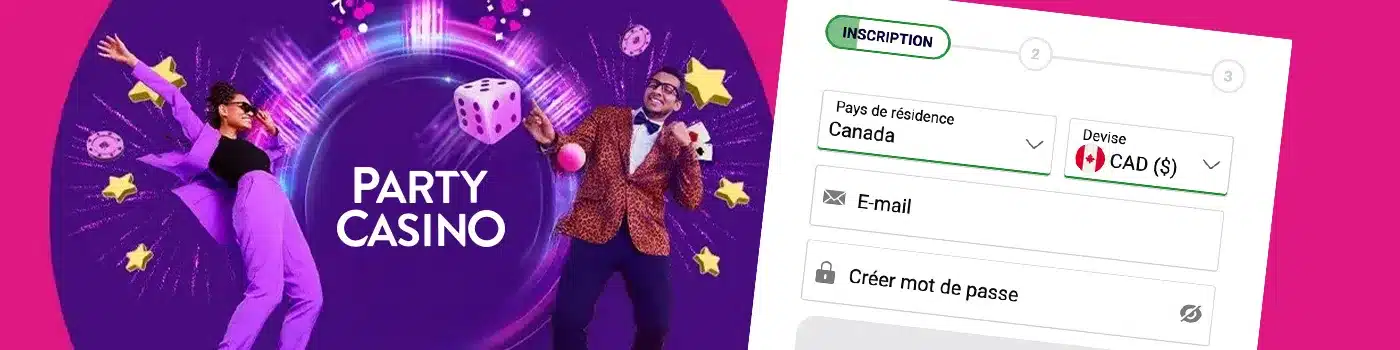 Inscription Party Casino