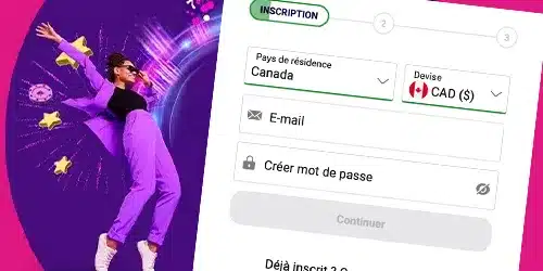 Inscription Party Casino