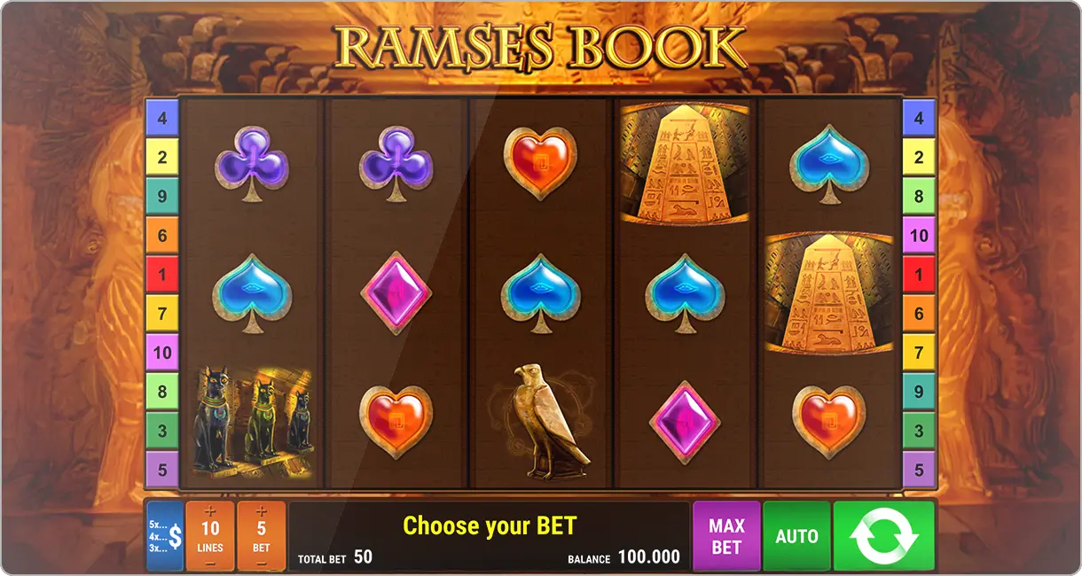 Image du jeu Ramses Book de Gamomat