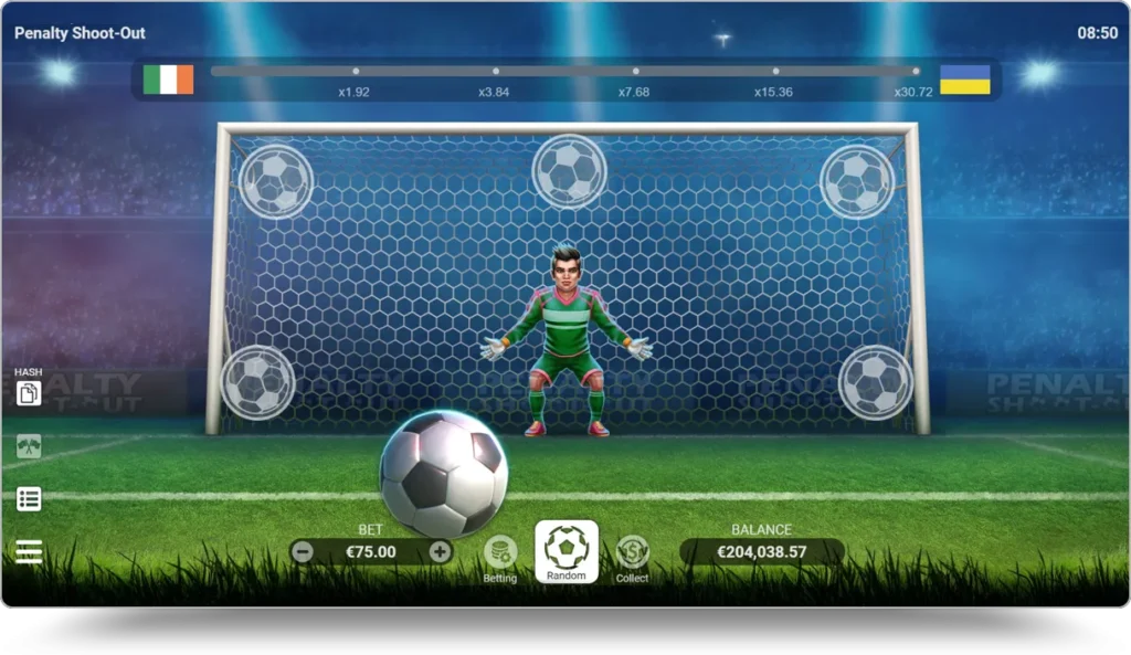 Découvrir le jeu Penalty shoutout
