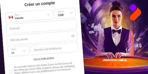 inscription sur Tonybet Casino