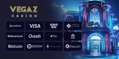 moyens de paiement sur Vegaz Casino