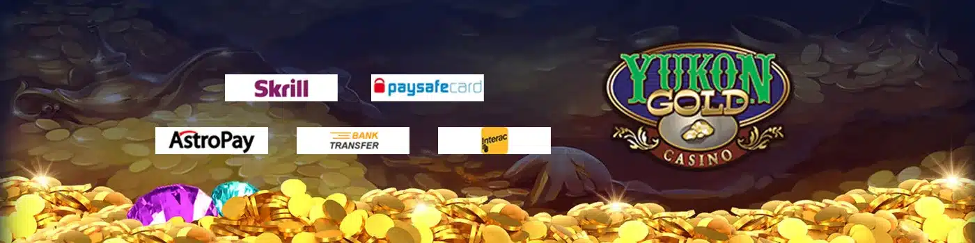moyens de paiement sur Yukong Gold casino