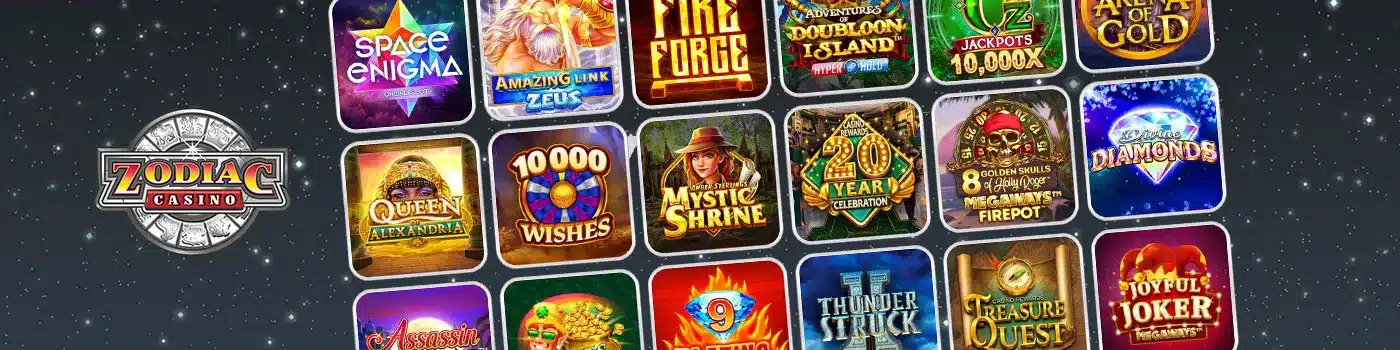 jeux sur Zodiac Casino
