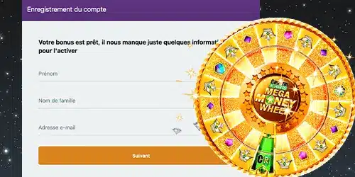 Inscription sur Zodiac Casino