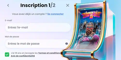Inscription sur CasinoLab