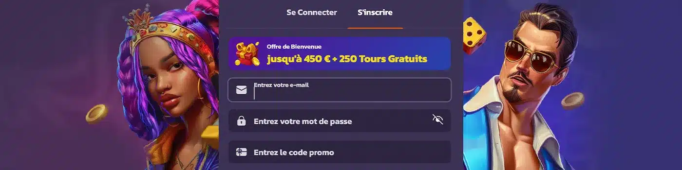 Comment s'inscrire sur le casino Coolzino