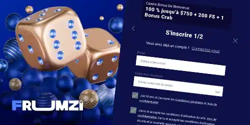 Inscription Frumzi casino