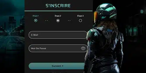 inscription sur Grandzrace casino