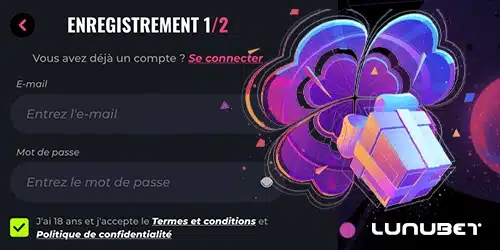 Inscription sur Lunubet
