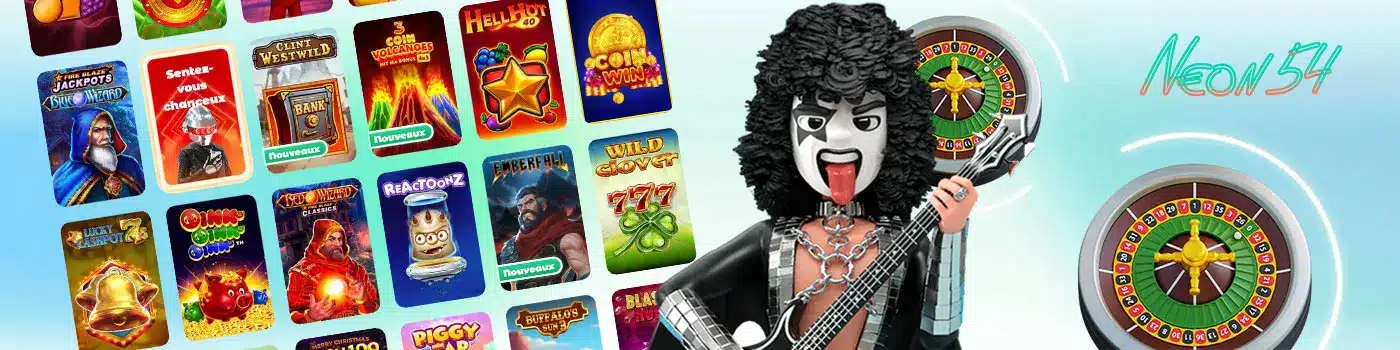 jeux sur Neon54 Casino