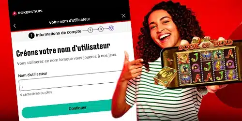 inscription sur Pokerstars Casino