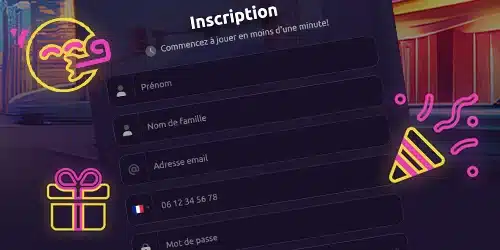 Inscription Privé casino