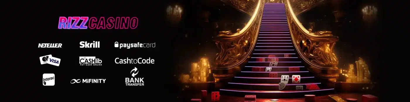 moyens de paiement sur Rizz Casino