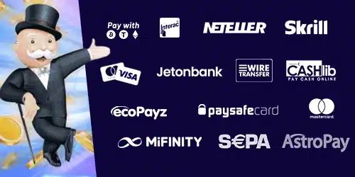 Méthodes de paiement Ruby Vegas