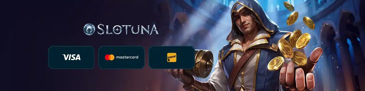 Les options de paiement acceptées par Slotuna Casino