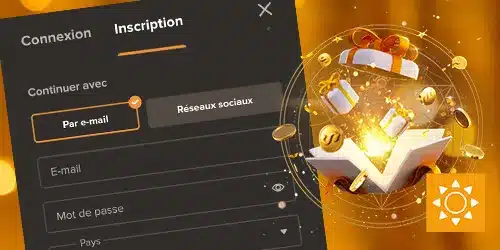inscription sur Sol Casino