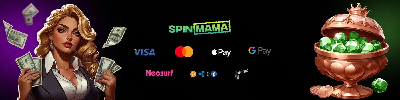 moyens de paiement du casino Spinmama
