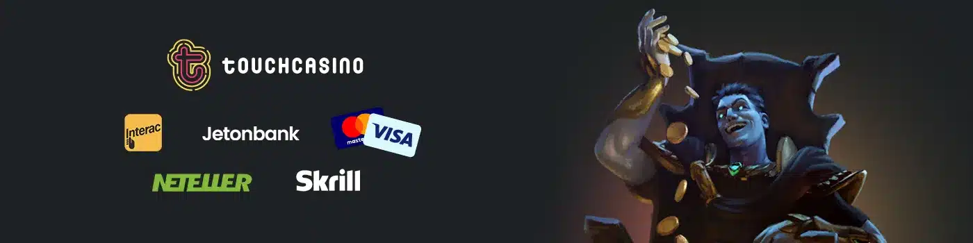 Moyens de paiement Touch Casino