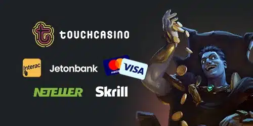 Moyens de paiement Touch Casino