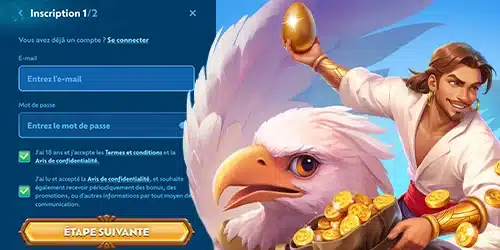 Register on Winbay Casino