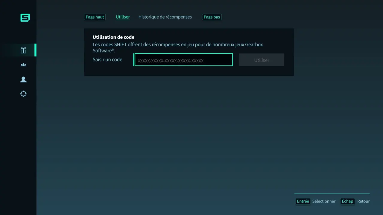 Code SHIFT de Borderland 4