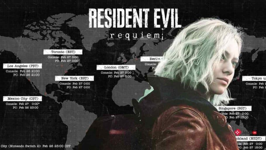 Resident Evil Requiem : découvrez l'heure précise du lancement et la carte des serveurs par région