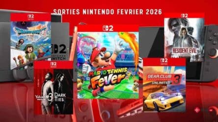Voici la liste complète des sorties Nintendo de février 2026 sur Switch et Switch 2
