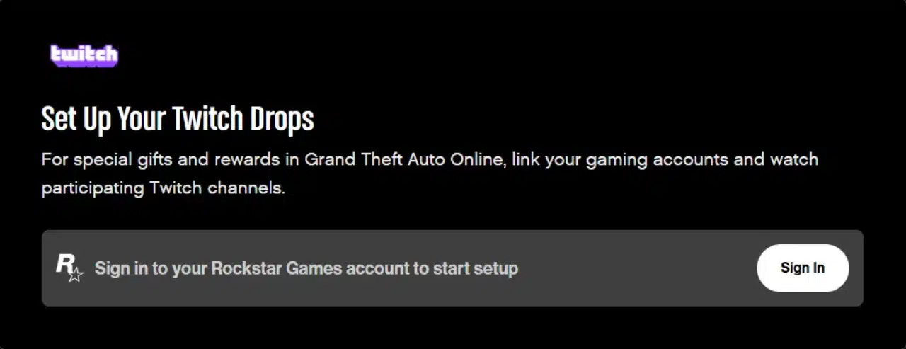 Twitch Drops GTA 5 Online