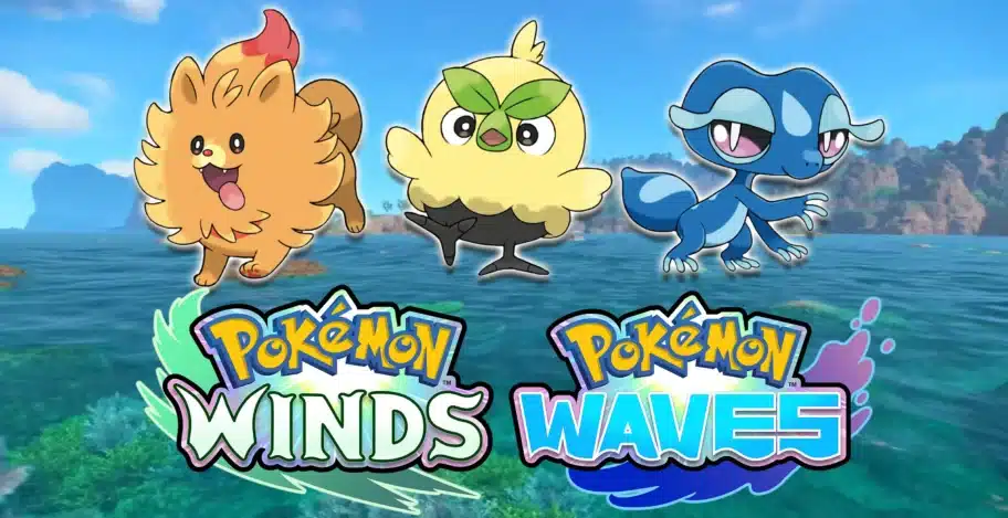 Pokémon Winds and Waves map