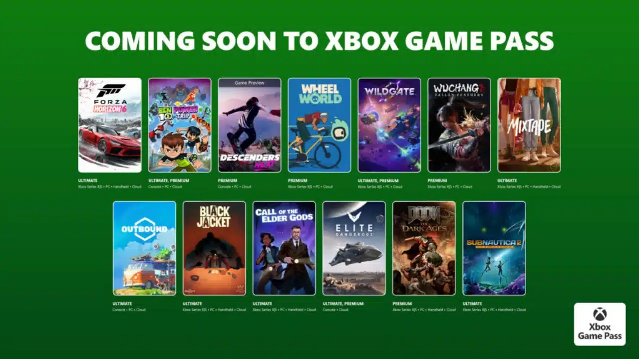 jeux Xbox Game Pass du mois de mai 2026