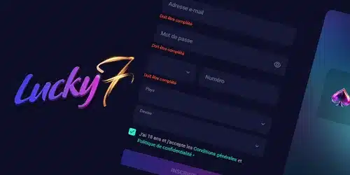 Inscription Lucky7even