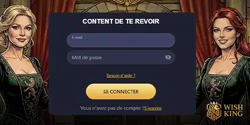 S'inscrire sur Wishking