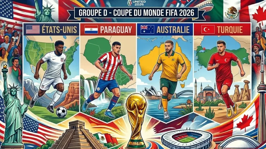 Pronostic Football groupe D coupe du monde 2026