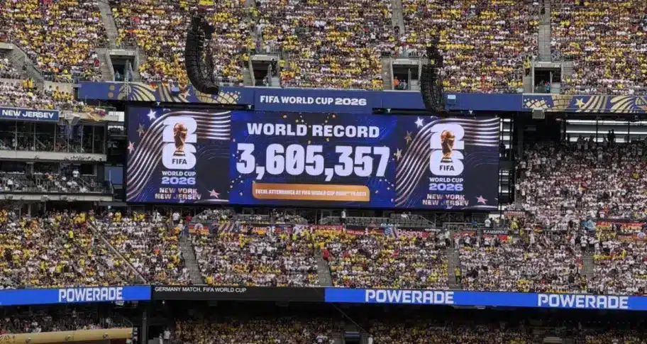 La Coupe du monde 2026 pulvérise le record d'affluence avec 3 605 357 fans