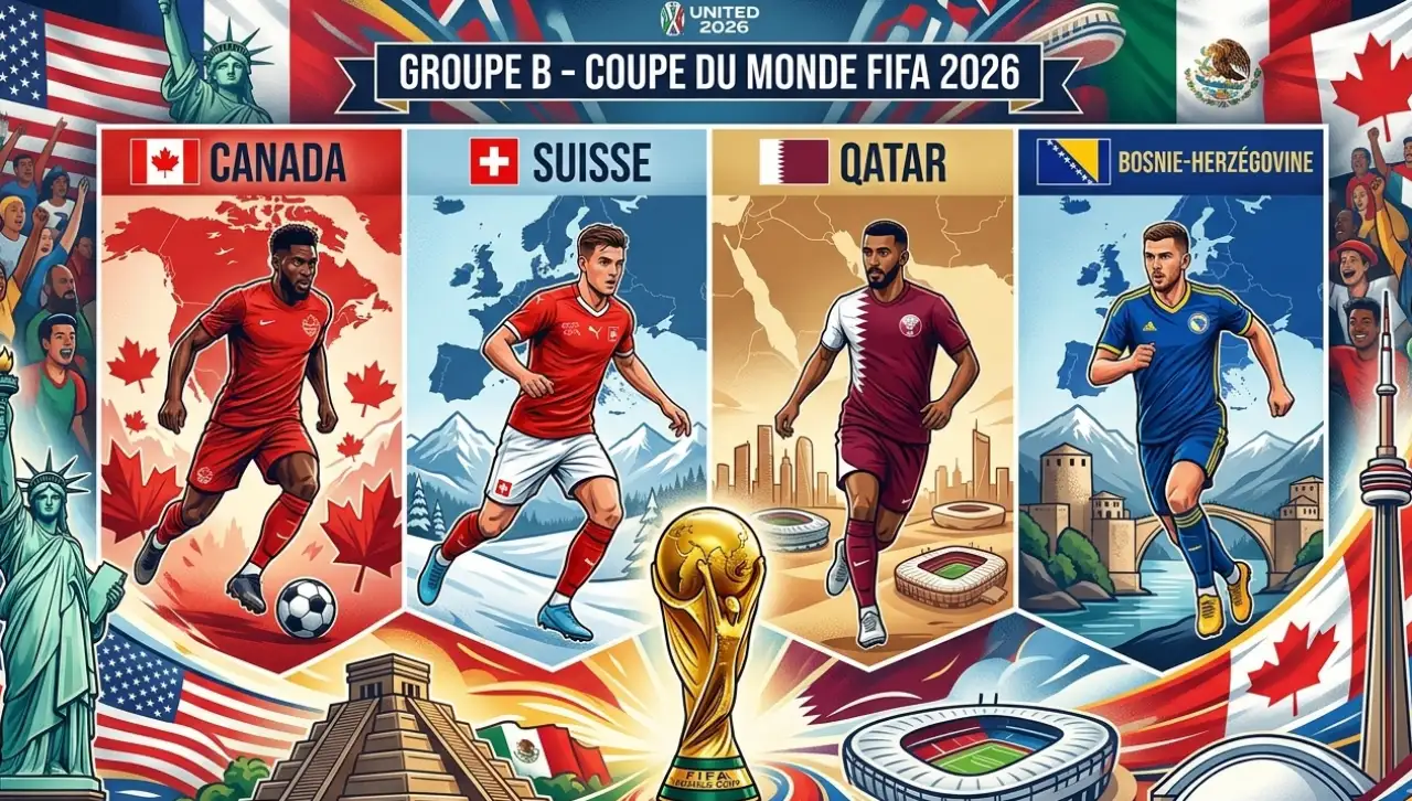 Pronostic groupe B coupe du Monde 2026