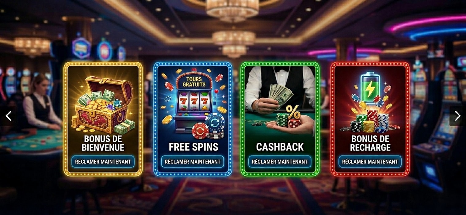 les bonus de casino
