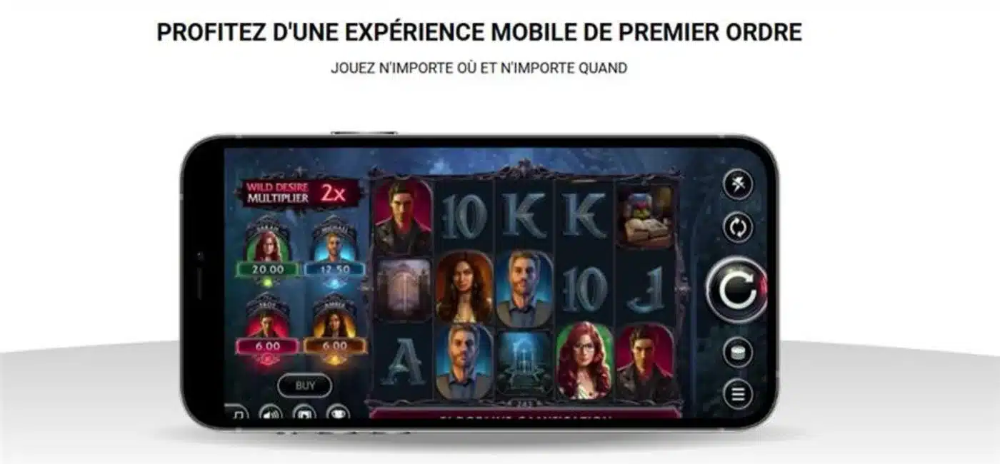 Jouer sur mobile