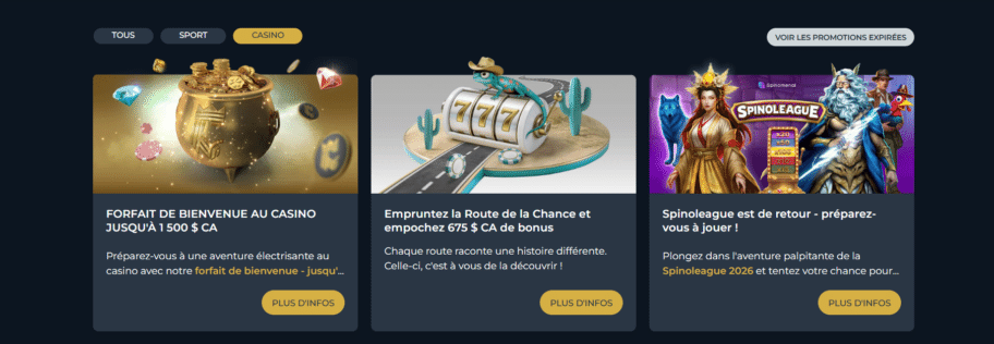 Bonus de casino