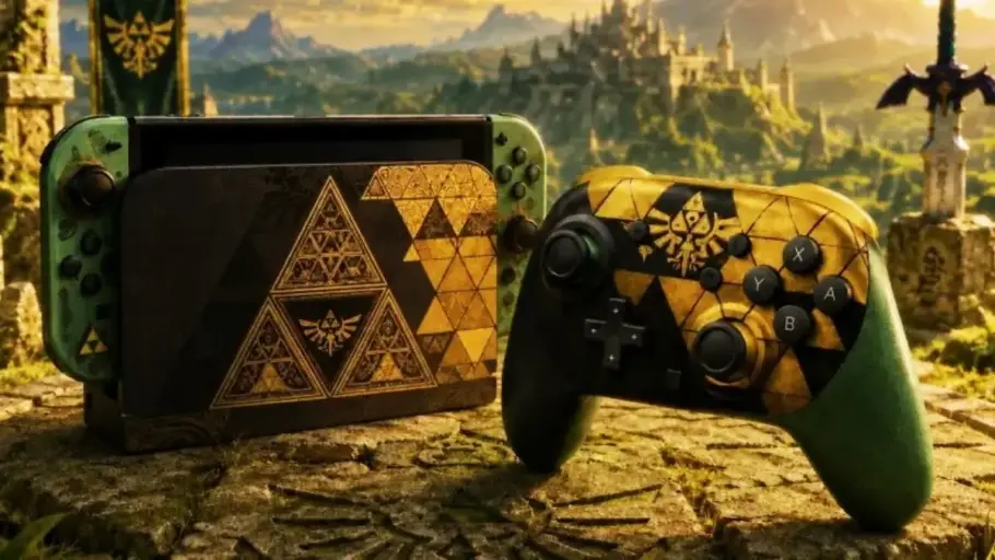 Switch 2 Zelda 40 ans, la console et la manette Pro fuitent avant l'annonce officielle