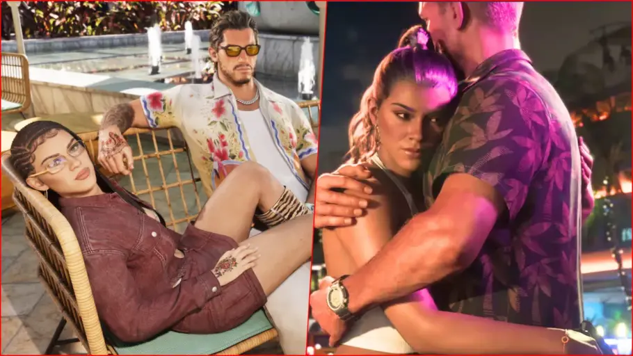 Contact Physique Jason et Lucia dans GTA 6